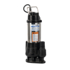 Flotador sumergible del cortador de la bomba de aguas residuales del acero inoxidable 0.6HP